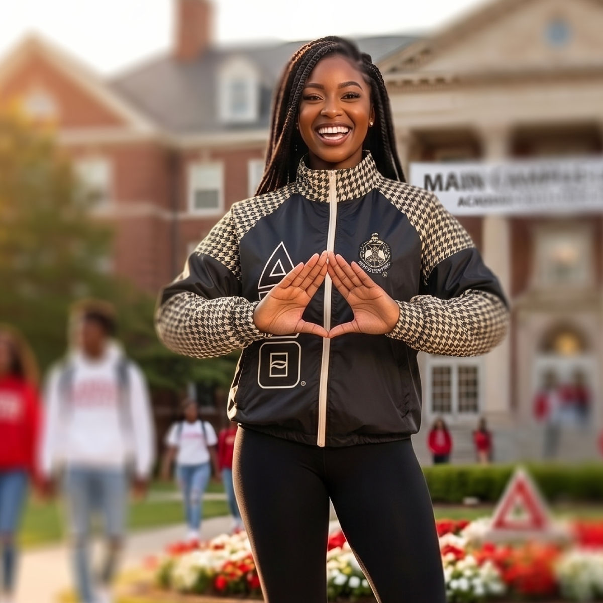 DST Greek Apparel 2XL Black Windbreaker Jacket